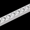 333.401 19 socket strip 9-way, without switch, aluminium