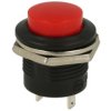Przełącznik; przyciskowy; PS507A-BR-1; OFF-(ON); czerwony; bez podświetlenia; do lutowania; 2 pozycje; 3A; 250V AC; 16mm; 19mm