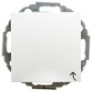 Berker B.1/B.3/B.7 GLAS Gniazdo Schuko z pokrywą i przesłonami styków śnieżnobiałe 47441909