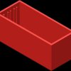 PA module enclosure, (L x W x H) 52 x 22 x 21 mm, red, L50.24 ROT