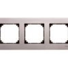 Merten M-Elegance Ramka Potrójna Metalowa Tytan Mtn403305