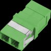 62155D-K-GREEN FO adapter, LC duplex / LC duplex, OS2 APC, green
