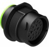 Socket housing, 20 pole, crimp connection, bayonet locking, straight, AHDP04-18-20SN-SRA