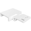 Angle bracket, 27-32mm, white, for FLEXLINE - linear lighting system, 62425231, package with 2 pieces