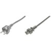 Digitus AK-440103-018-S Power Cable CEE 7/7 to IEC C5 Micky Mouse 1.8m Black