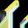 Sensor actuator cable, M12 cable socket, straight, A to open end, 3 pole, 2 m, PVC, yellow, 4 A, 239998-0003