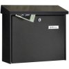 Burg Wächter 61140 JOURNAL 5867 Letterbox Galvanised Steel Black