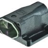Surface mount housing, size 3A, zinc die casting, M25, straight, screw locking, IP69/IPX9K/IP68/IP65, 19407030953