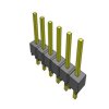 Listwa stykowa PCB 6-pinowe MTSW raster: 2.54 mm Prosty 1-rzędowe Samtec Otwór przelotowy Bez osłony