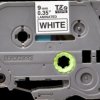 Labelling tape cartridge, 9 mm, tape white, font black, 8 m, TZE-221