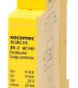 Zabezpieczenie przeciwprzepięciowe 1, 3-fazowy, 20kA, 30V (Volts), montaż Szyna DIN RS-3, Socomec SURGYS