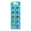 Bateria; alkaliczna; AG13 / L1154 / LR44; 1,5V; 180mAh; blister; fi 11,6x5,4mm; Vinnic; L1154; AG13; LR44