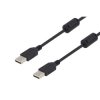 L-Com Kabel USB Męski Złącze A USB typu A Złącze B USB typu A Męski dł. 2 m USB 2.0 kolor: Czarny