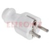 WTYK SIECIOWY WT40 16A/250V 2P+Z IP20 BIAŁY UNI-SCHUKO