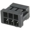 Osłona złącza 6-pinowe Żeńskie 2-rzędowe raster: 2 mm Hirose Kabel DF11 Prosty Seria DF11
