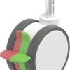 Blickle 935597 LKD-PATH 125K-RIFI-ZA51 Podwójna rolka z tworzywa sztucznego Średnica koła: 125 mm Maksymalne obciążenie:
