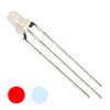 3mm RB Common Anode LED - Matt - 10 pcs