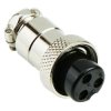 3 Way Female M16 Metal Circular Connector Plug