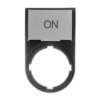 Tabliczka Opisowa On 50X30mm Czarna 22Mm Prostokątna M22s-St-Gb6 216496
