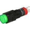 Przełącznik; przyciskowy; LAS3Y-11/G; ON-(ON); zielony; podświetlenie LED 12V; zielony; do lutowania; 2 pozycje; 3A; 250V AC; 10