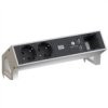 Bachmann Desk2 2X Gniazdo Z Uziemieniem 1X Ładowarka Usb 1X Abd, Gst18 Inox