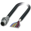 Przewód czujnik-siłownik ze złączem Złącze M12 liczba rdzeni 12 długość 2m Rodzaj A Męskie