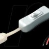 10080117 Micro-USB cable plug with switch white