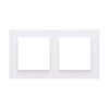 SIMON10 biały CR2/11 Ramka 2-krotna KONTAKT