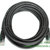 Patchcord RJ45 Kat.5e 5m U/UTP PVC miedziany czarny