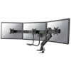 Neomounts NM-D775DX3BLACK Monitor desk mount Black Swivelling Tiltable
