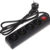Listwa Zasilająca Pr-1.5M-4G-Sw/B (4 Gniazda) 1.3M