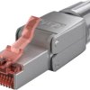 Wtyk RJ45 CAT 6 STP do montażu bez użycia narzędzi, ekranowany 65940