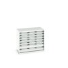Szafa 7, kolor: Jasnoszary, materiał: Stal, 900 mm x 650mm x 1050 mm, Bott