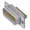 Deltron Connectors DTS15PZ/2 Złącze męskie D-Sub, rzędy: 2, styki: 15, 180 °, 1 szt.