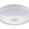 Plafon LED 12W z czujnikiem pir i zasilaniem awaryjnym Maclean Energy MCE131 ACU zasięg 6m MCE131