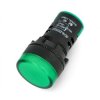 Kontrolka 12V AC/DC - 28mm - zielona