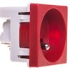 Simon Connect Gniazdo K45 Pojedyncze Z/U 16A Ip20 Czerwone K02/