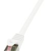 kabel LAN LogiLink CQ2011S, 1 szt., RJ45, CAT 6, S/FTP, 0.25 m, biały