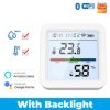 Czujnik temperatury i wilgotności z funkcją inteligentnego WiFi Bluetooth/Zigbe oraz podświetleniem. Monitorowanie w czasie rzec