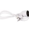 Przedłużacz 1-Gniazdowy, 1,5M Biały, 3X1,0Mm H05vv-F Owy / 28221
