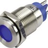TRU COMPONENTS GQ16F-D/B/12V/N Lampka sygnalizacyjna LED niebieski 12 V/DC