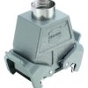 Grommet housing, size 24B, die-cast aluminum, PG29, straight, cross bow locking, IP65, 09300241731