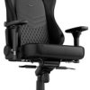 Noblechairs noblechairs HERO Echtleder Gaming Stuhl - schwarz/schwarz