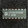 74HC40103 (CD74HC40103E) 8-Stage Down Counter - Harris