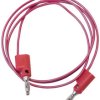 Mueller Electric BU-2020-A-24-2 Przewód pomiarowy złącze męskie bananowe 4 mm złącze męskie bananowe 4 mm 0.610 m czerwo