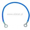 Linka uziemiająca 4mm2 250mm niebieska