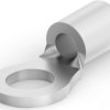 Uninsulated ring cable lug, 0.3-1.42 mm², AWG 22, 3.18 mm, M3, metal, 31090