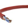 Kabel UTP kat.5e U/UTP 4x2x0,48 linka czerwona Alantec /100m/