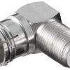 Adapter kątowy: Gniazdo F Gniazdo do kabla koncentrycznego 90