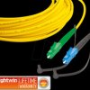 LSP-09 LC/APC-LC 1.0 Simplex fibre optic patch cable, SM OS2, LC/APC - LC, 1.0 m